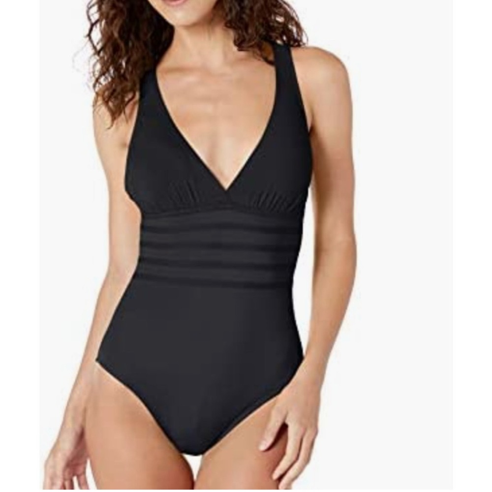 La Blanca Black Goddess One Piece Swimsuit
